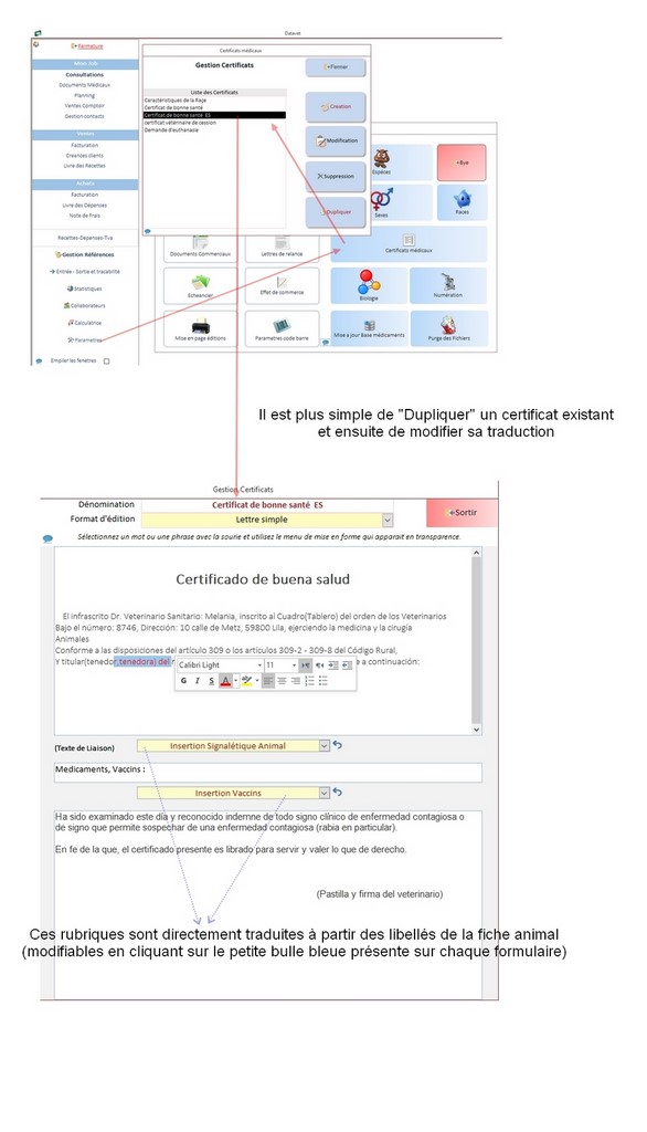 logiciel veterinaire edicion